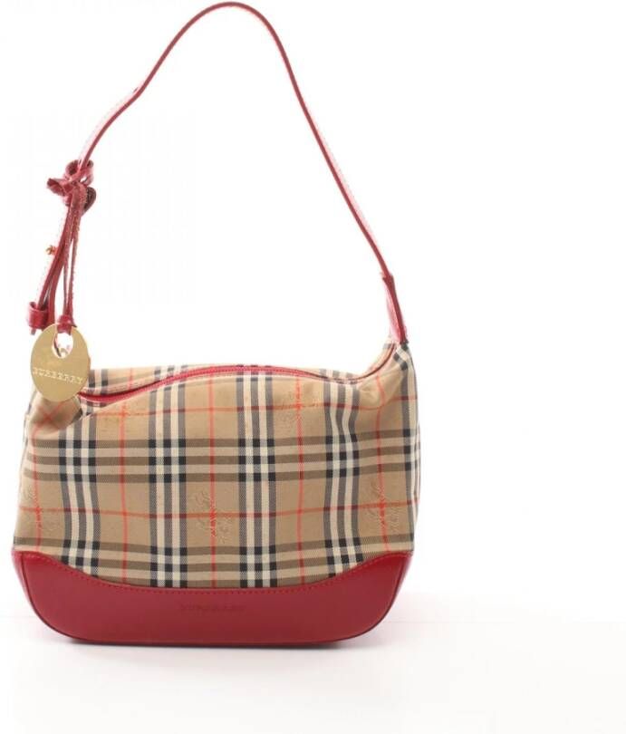 Burberry Vintage Pre-owned Shoulder Bags Beige Dames