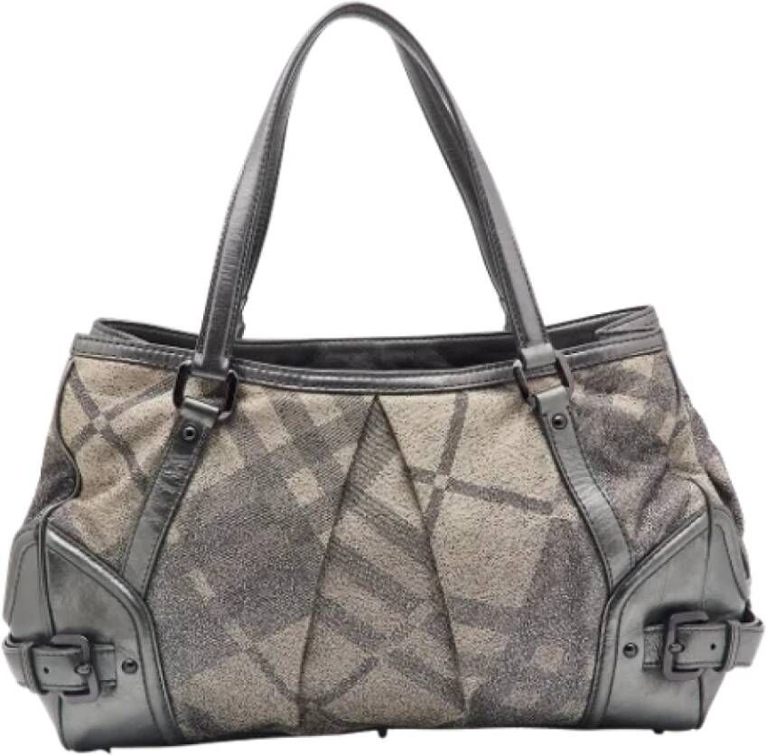 Burberry Vintage Pre-owned Shoulder Bags Grijs Dames