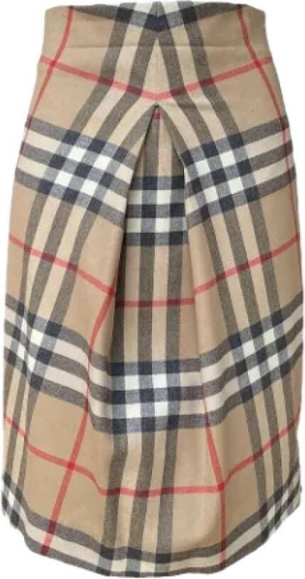 Burberry Vintage Pre-owned Skirts Beige Dames