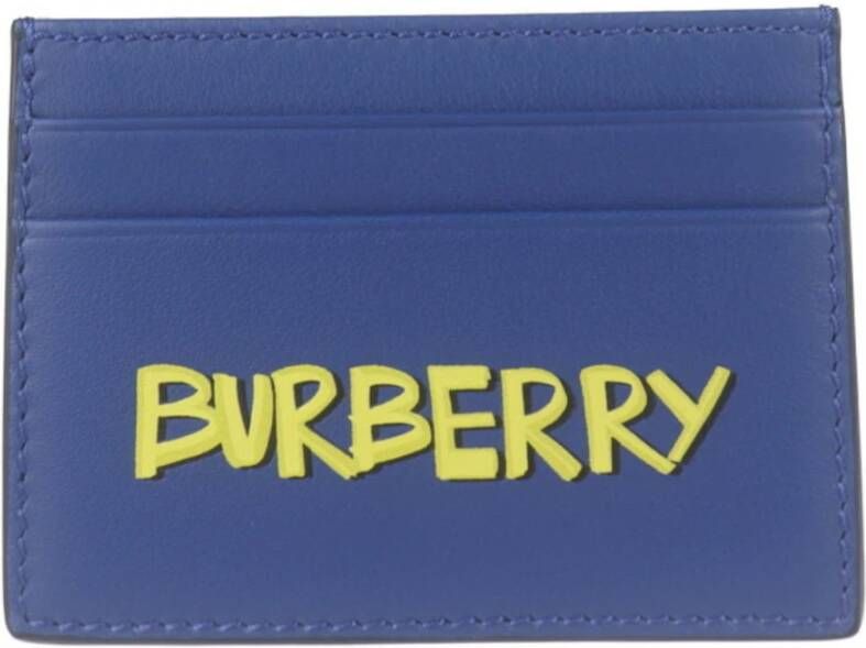 Burberry Vintage Pre-owned Wallets Blauw Dames