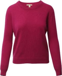 Burberry Vintage Tweedehands gebreide kleding en sweatshirt Roze Dames