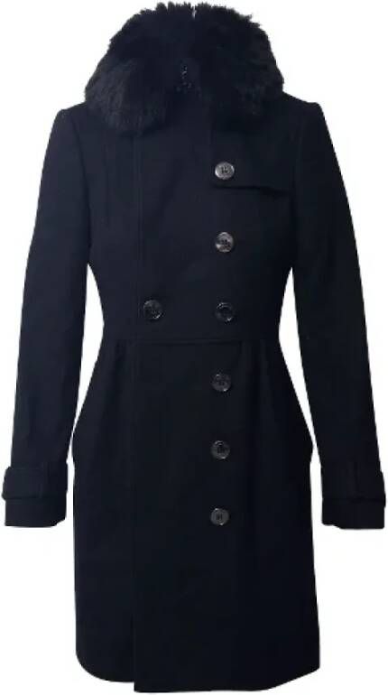 Burberry Vintage Tweedehands jas Zwart Dames