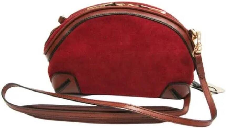 Burberry Vintage Tweedehands schoudertas Rood Dames