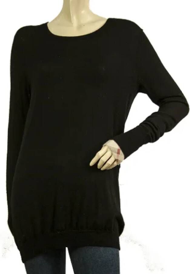 Burberry Vintage Tweedehands top Zwart Dames