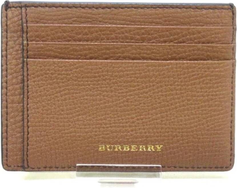 Burberry Vintage Voldoende katoenen portefeuilles Bruin Dames