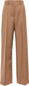 Burberry Wide Trousers Bruin Dames