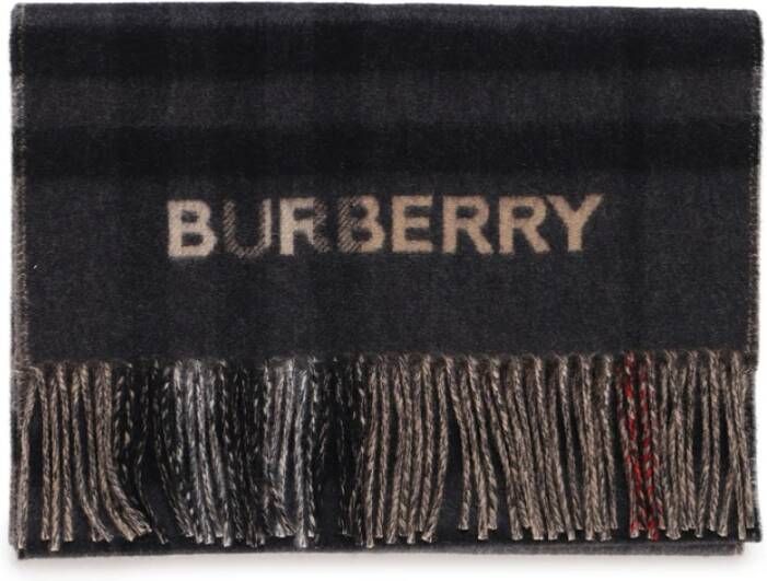 Burberry Contrast Check Cashmere Sjaal Multicolor Dames