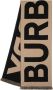 Burberry Intarsia Logo Wollen Sjaal Beige Unisex - Thumbnail 3