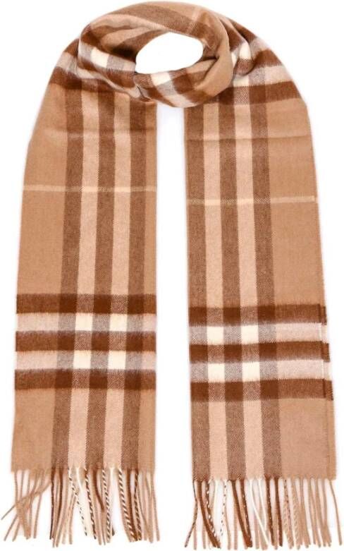 Burberry Winter Scarves Bruin Dames