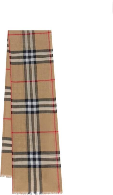 Burberry Wintersjaal Beige Dames