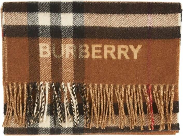 Burberry Cashmere sjaal Brown Unisex