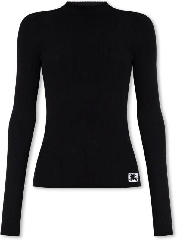 Burberry Zwarte Sweatshirts voor Dames Aw23 Black Dames