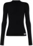 Burberry Zwarte Sweatshirts voor Dames Aw23 Black Dames - Thumbnail 1