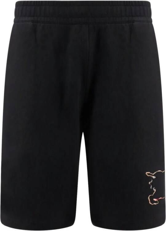 Burberry Zwarte Bermuda Shorts Aw23 Collectie Zwart Heren