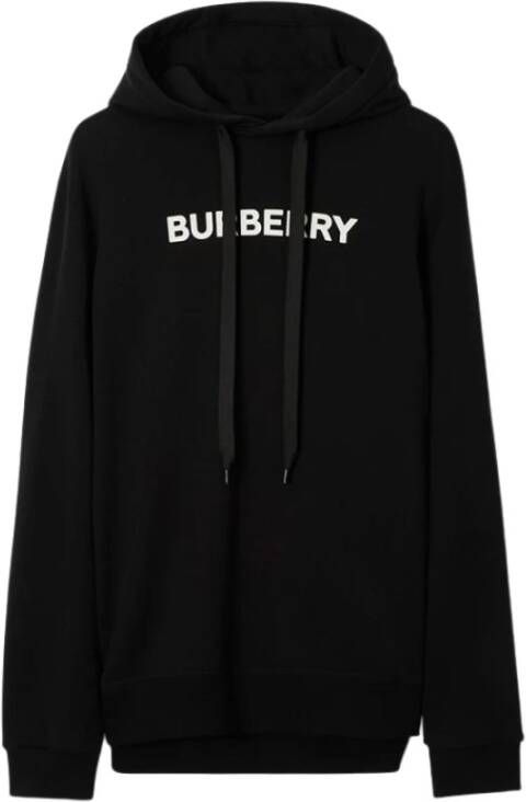 Burberry Zwarte Felpa Sweatshirt Zwart Heren