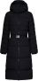 Burberry Zwarte gewatteerde jas met afneembare capuchon Zwart Dames - Thumbnail 1