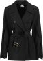 Burberry Zwarte Jassen Stijlvolle Collectie Zwart Dames - Thumbnail 1