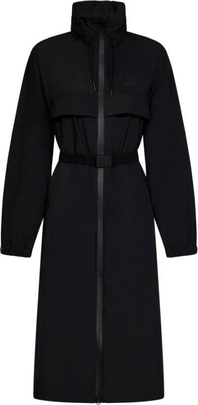 Burberry Zwarte Parka Jas voor Dames Zwart Dames