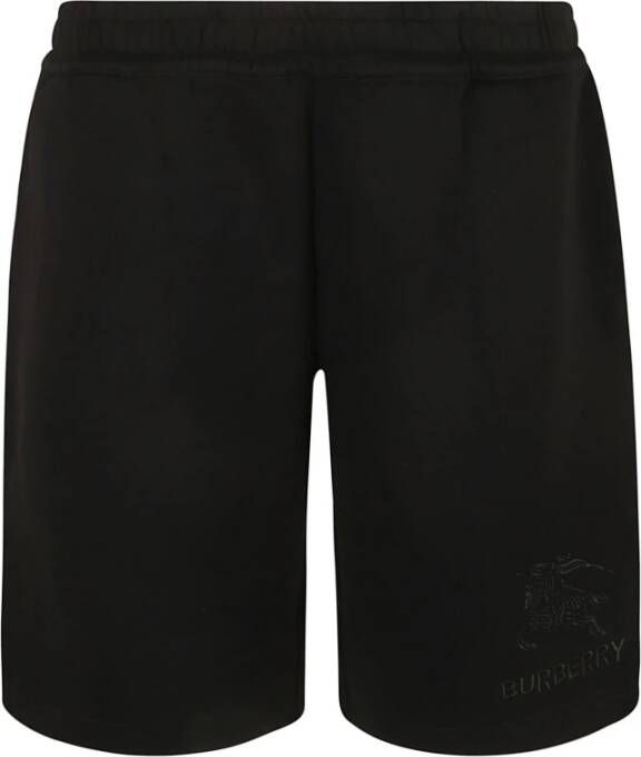Burberry Zwarte Shorts Stijlvol Model Zwart Heren