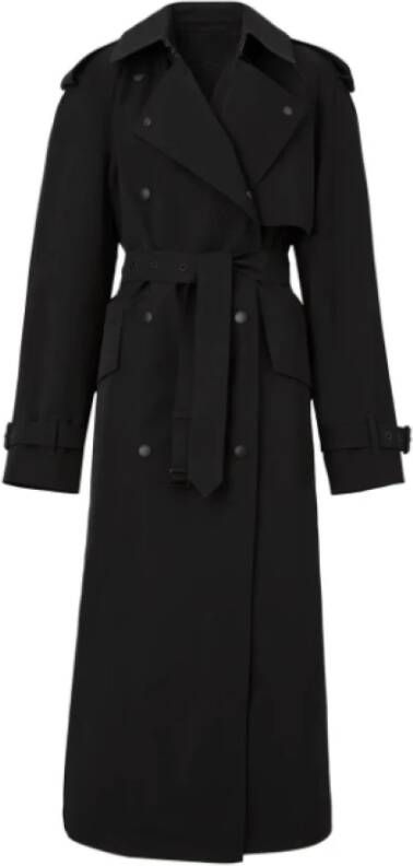 Burberry Zwarte Trenchcoat voor Dames Zwart Dames