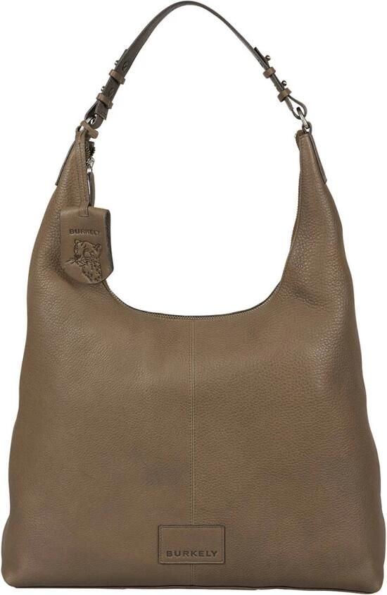 BURKELY leren schoudertas Soft Skylar taupe - Foto 4