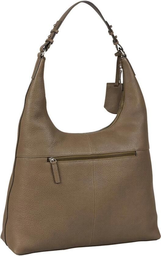 BURKELY leren schoudertas Soft Skylar taupe - Foto 2