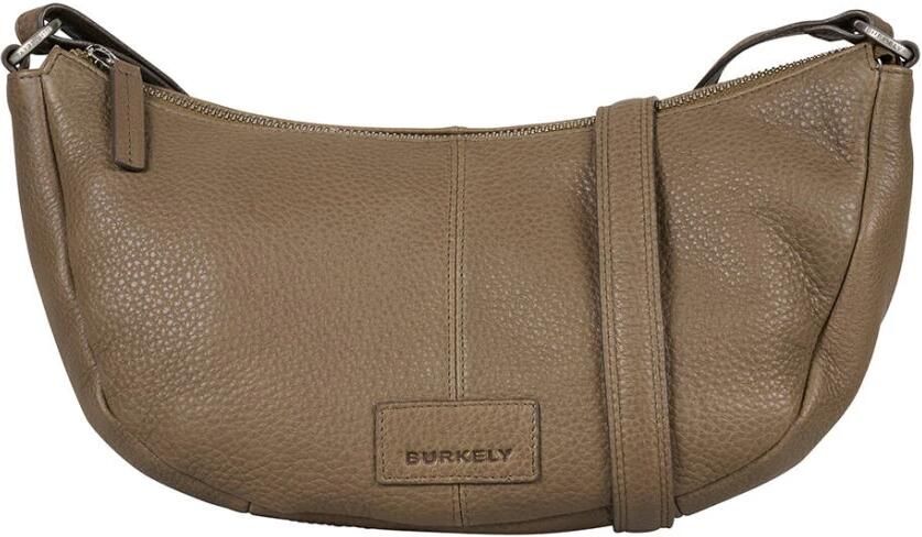 BURKELY leren crossbody tas Soft Skylar taupe - Foto 4