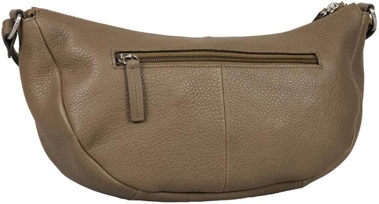 BURKELY leren crossbody tas Soft Skylar taupe - Foto 3