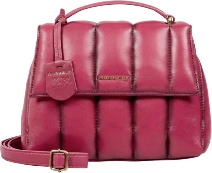 Burkely Citybag Stijlvol en Compact Roze Dames
