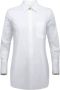 Busnel Adrianne Shirt Verfijnde Look Gouden B-Knoop Detail Wit Dames - Thumbnail 1