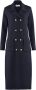 Busnel Capri Double-Breasted Jas Blauw Dames - Thumbnail 3