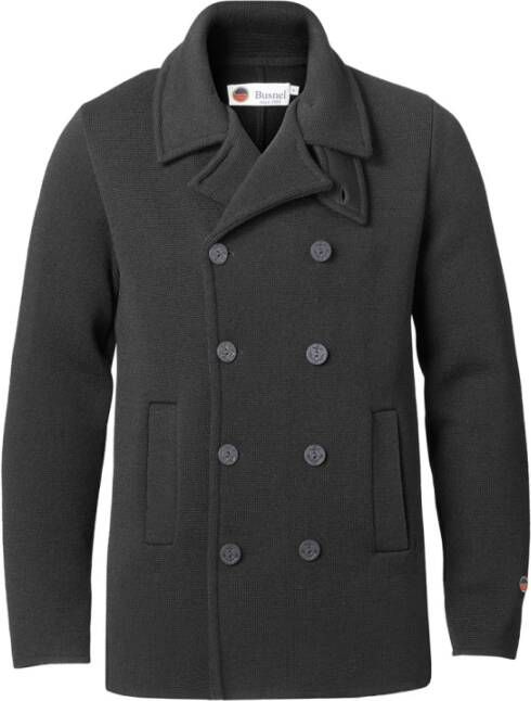 Busnel Christian Jas Casual Buitenkleding voor Hem Zwart Heren