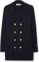 Busnel Double-Breasted Coats Blauw Dames - Thumbnail 1