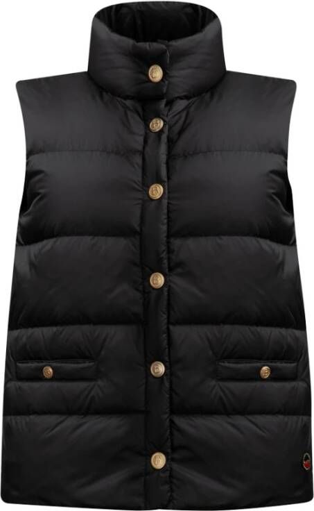 Busnel Gouden Knoop Donsvest Black Dames