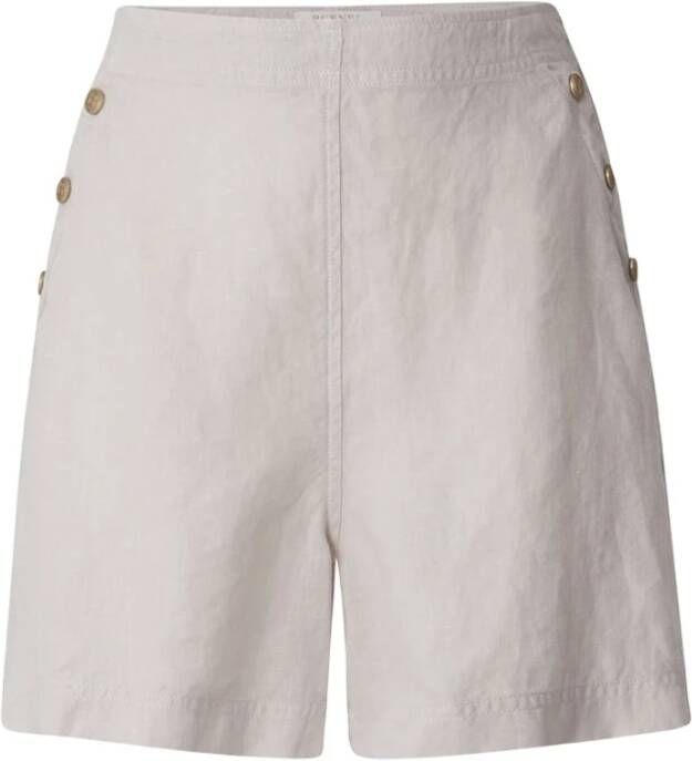 Busnel Luchtige Linnen Shorts Beige Dames