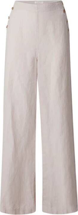 Busnel Pernille Linnen Broek Beige Dames