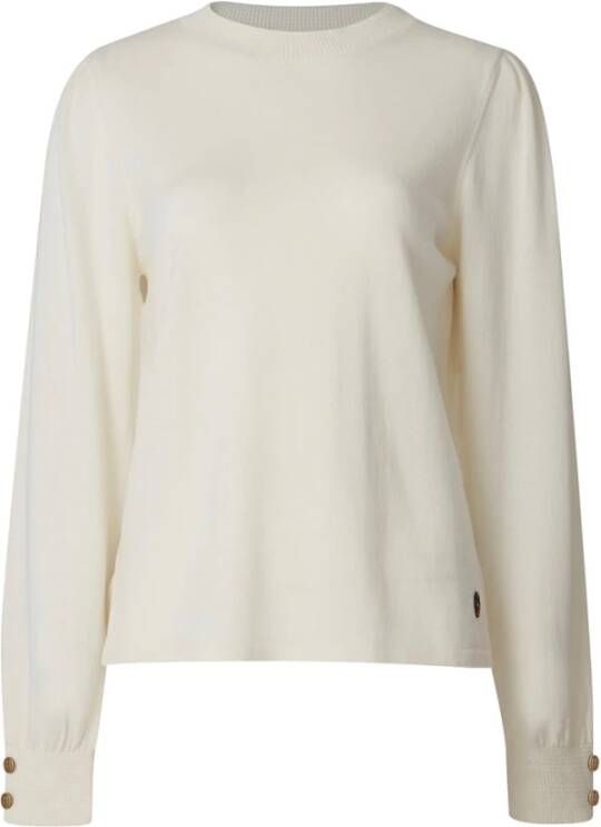 Busnel Puffed Sleeve Sweatshirt Beige Dames