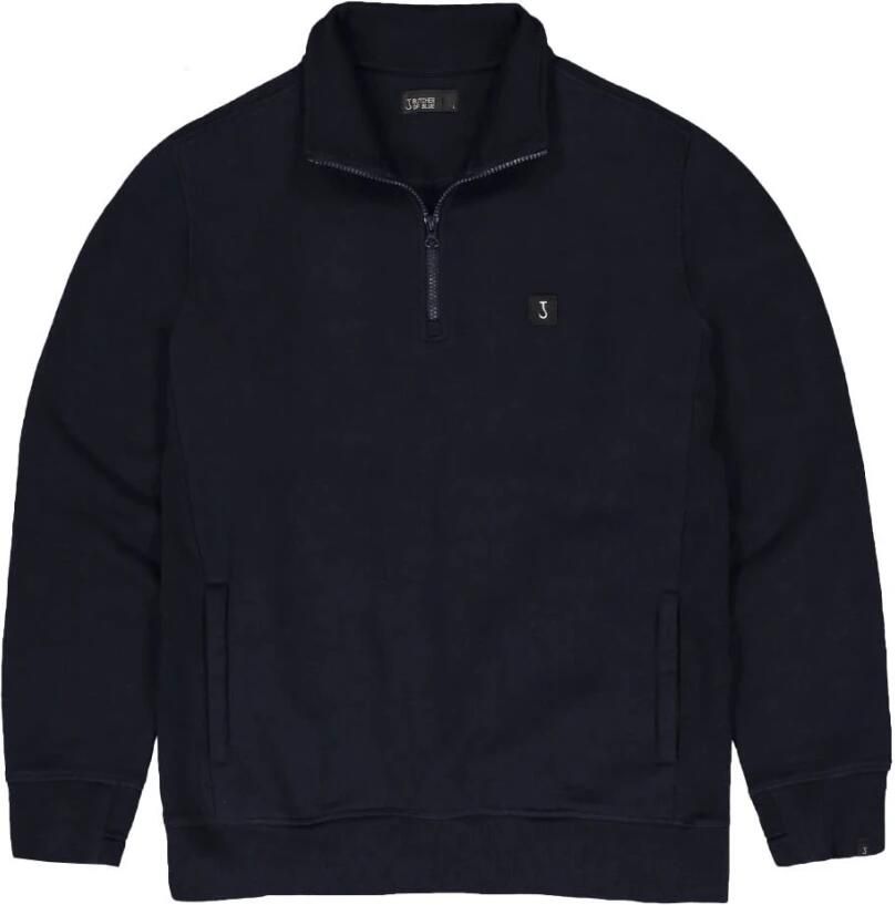 BUTCHER OF BLUE Heren Truien & Vesten Army Half Zip Blauw - Foto 6