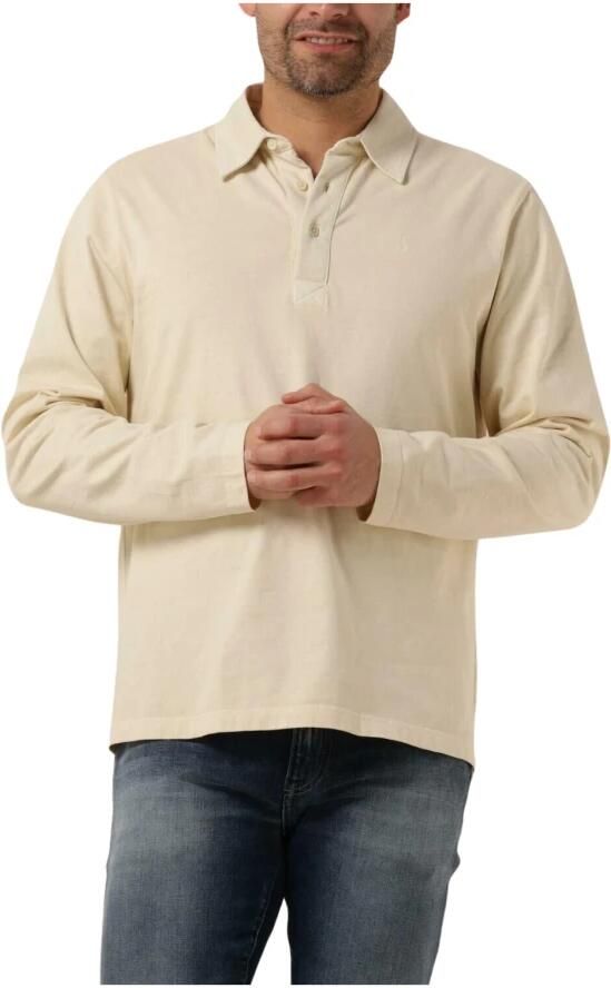 BUTCHER OF BLUE Heren Polo's & T-shirts Johns Rugby Polo Beige - Foto 3
