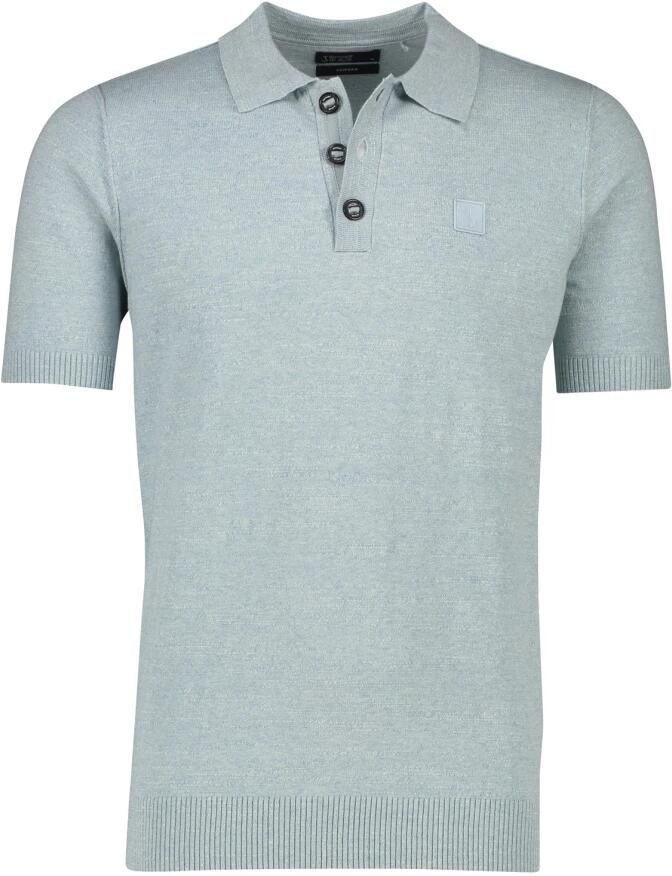 BUTCHER OF BLUE Heren Polo's & T-shirts Lt Clifden Polo Lichtblauw