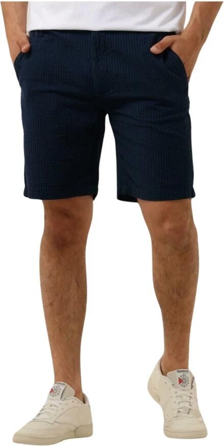 BUTCHER OF BLUE Heren Broeken Loner Mk 2 Seersucker Short Blauw - Foto 3