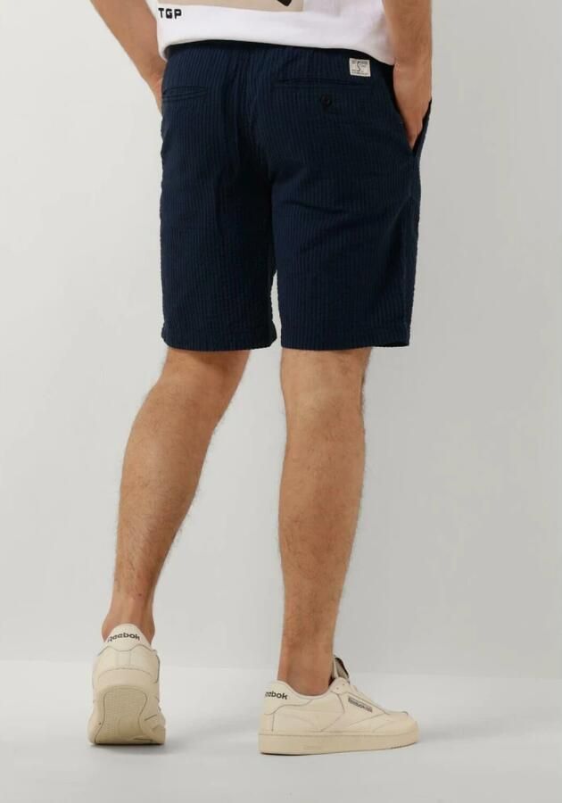 BUTCHER OF BLUE Heren Broeken Loner Mk 2 Seersucker Short Blauw - Foto 2