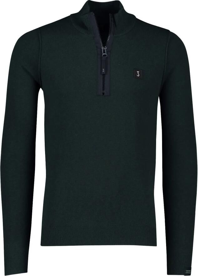 Butcher of Blue fijngebreide trui Clifden met wol en logo Alaska Blue - Foto 6