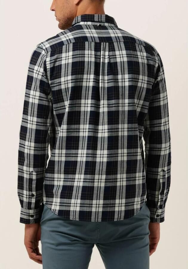 Butcher Of Blue Blauwe Casual Overhemd Robbins Mid Check Shirt - Foto 2