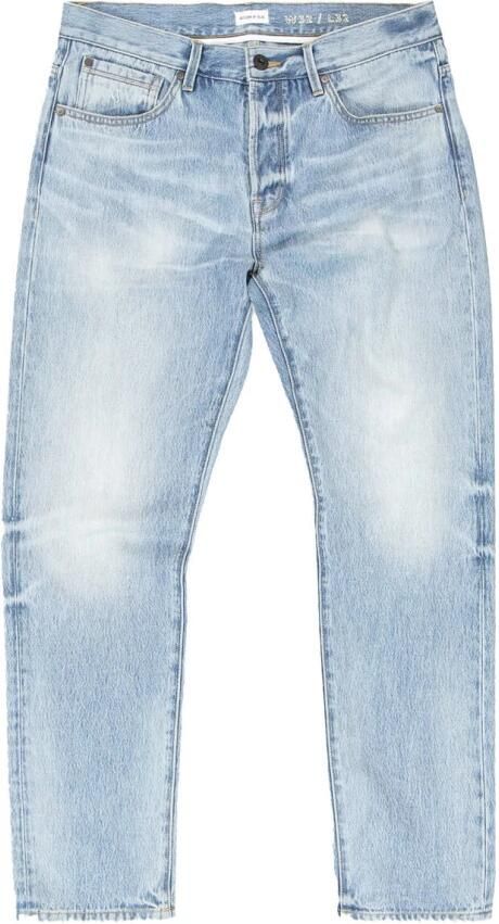 BUTCHER OF BLUE Heren Jeans Stockton Straight Redding Lt Blauw - Foto 5