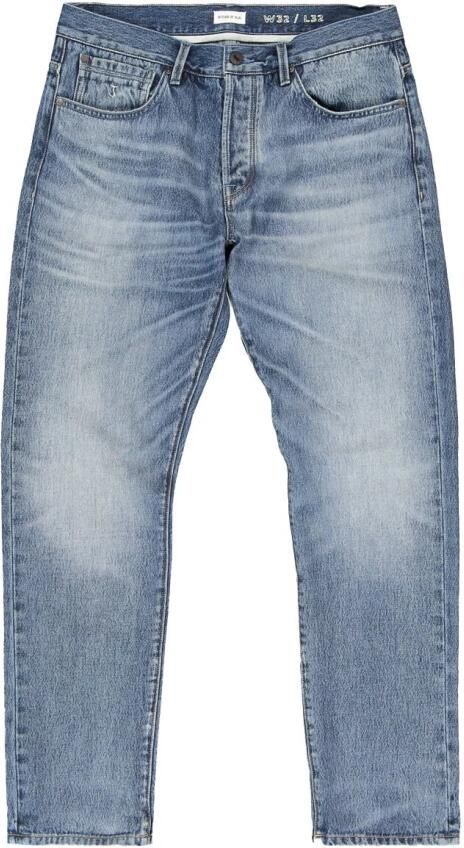 BUTCHER OF BLUE Heren Jeans Stockton Straight Redding Med Blauw - Foto 5
