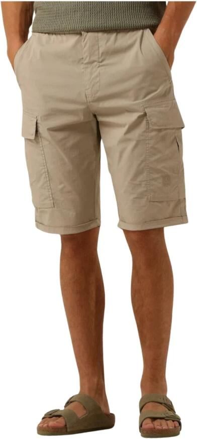 Butcher of Blue Slim Cargo Shorts met Cargo Zakken Beige Heren - Foto 4