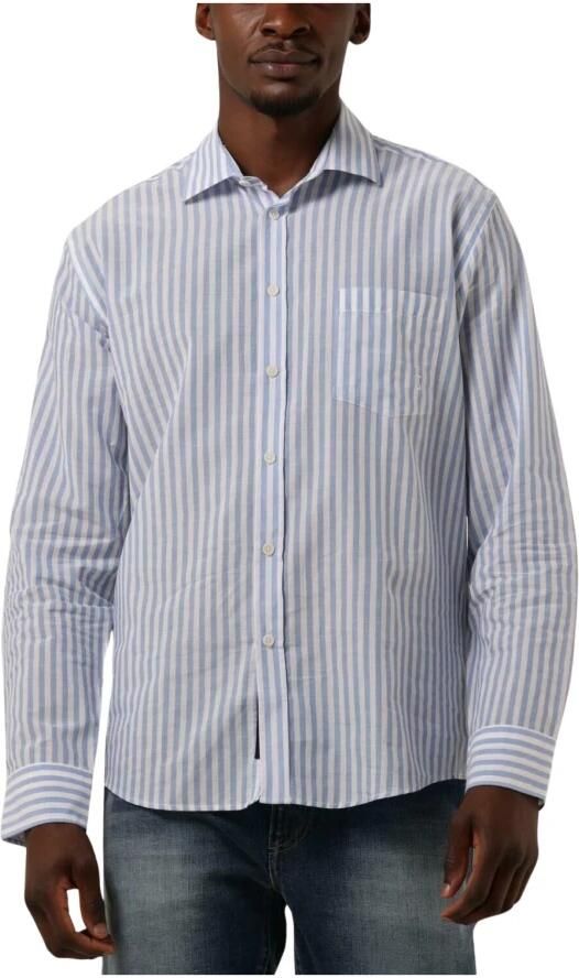 Butcher of Blue Lichtblauwe overhemden met lange mouwen Blue Heren - Foto 3