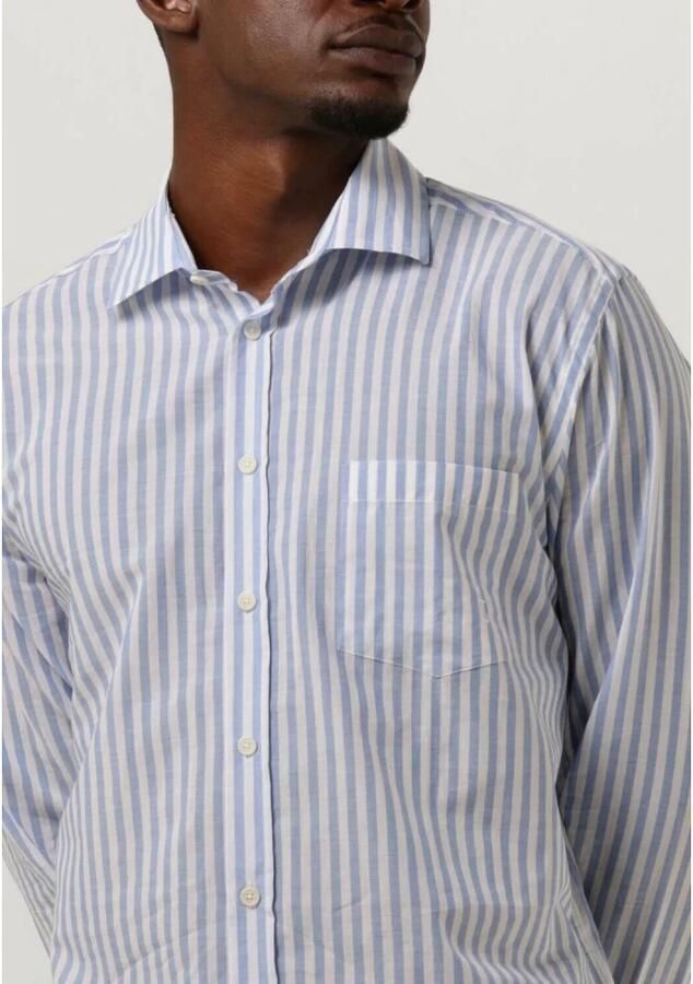 Butcher of Blue Lichtblauwe overhemden met lange mouwen Blue Heren