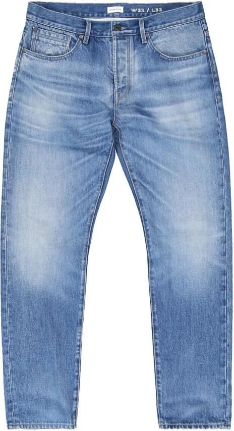 BUTCHER OF BLUE Heren Jeans Stockton Straight Davis Med Blauw - Foto 5